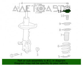 Front right shock absorber support Toyota Highlander 20-