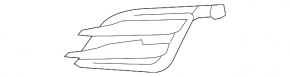 Subaru BRZ 13-20 right front bumper grille under fog lights