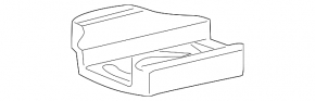 Foam for spare wheel GS300 GS350 GS430 GS450h 06-11