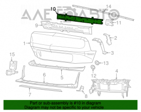 09-15 Dodge Challenger Front Bumper Reinforcement