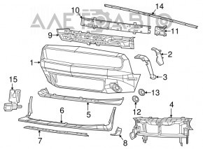 09-15 Dodge Challenger Front Bumper Reinforcement