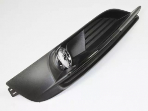 Bumper grille left Chrysler 200 11-14 black under fog lights