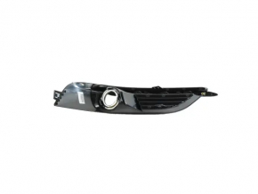 Bumper grille left Chrysler 200 11-14 black under fog lights