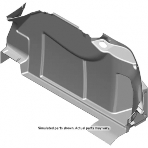 Right arch trim Chevrolet Impala 14-20