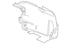 Right arch trim Chevrolet Impala 14-20