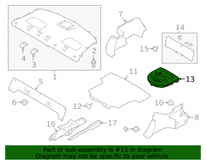 Foam for tool Nissan Altima 19-24