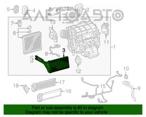 Lexus RX350 RX450h 16-22 Heater Radiator
