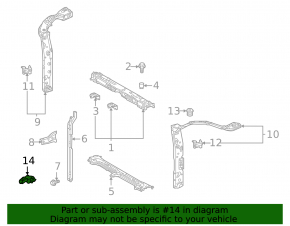 Ambient Air Temperature Sensor Toyota Rav4 19-