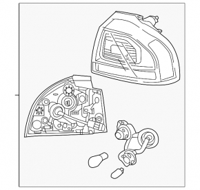 Light outer wing right Kia Niro 17-22 halogen