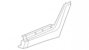 Threshold rear left small part Buick Encore 13-19