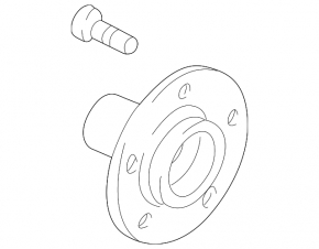 Front left hub Mazda 6 07-13 AWD