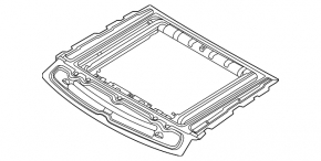 Hatch mechanism frame Ford Bronco Sport 21-25