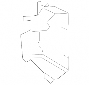 Right lower radiator deflector Mazda 6 18-21 2.5T