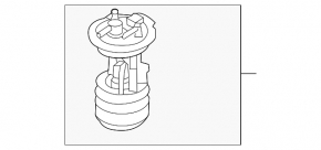Fuel pump petrol pump Nissan Versa Note 13-19