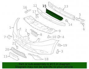 Radiator deflector blinds Nissan Versa Note 13-16 prerest
