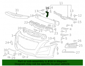 Cadillac CTS 14-19 Hood Lock Bar