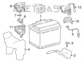 Positive terminal Toyota Camry v70 18-24 without cover