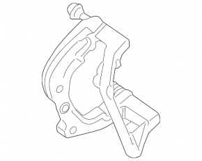 Rear right caliper bracket for BMW 5 F10 11-16 (330/20mm)