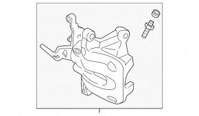 Rear right brake caliper assembly for Audi Q3 83A 19-25 electric