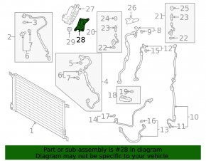 Audi E-Tron 19-23 Heater Bracket 