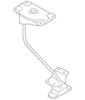 Spare wheel mounting mechanism Hyundai Santa FE 19-20