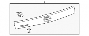 Toyota Prius V 12-17 trunk door molding
