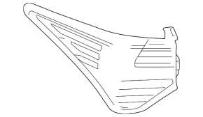 Left outer fender light for Lexus RC300 RC350 19-25 rest, LED
