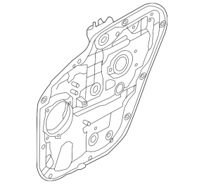 Window lift mechanism rear right Kia Sorento 16-18