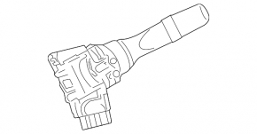 Steering column switch right Lexus RX350 RX450h 10-15