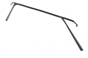 Glass seal with upper molding front left Chevrolet Equinox 18-
