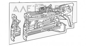 Front left quarter Mercedes W167 GLE 350 450 20-23