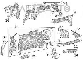 Front left quarter Mercedes W167 GLE 350 450 20-23