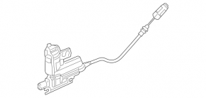 Rear left door closer Mercedes GLE 350 450 20-26