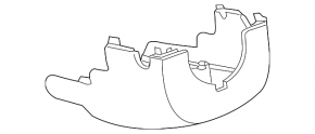 Land Rover Range Rover Velar 18-20 Black Steering Column Trim, 2-Piece