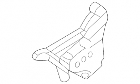 Left-hand actuator motor for heater and air conditioner for Mazda CX-50 2023-2025
