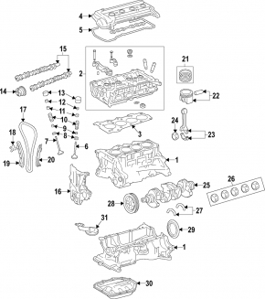 Camshaft Gear Intake Hyundai Tucson 16-18 G4FJ 1.6T