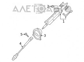 Steering shaft for BMW 3 G20 19-24 AWD