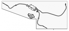 Parking brake mechanism BMW X5 E70 07-13