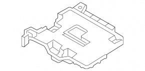Battery tray Hyundai Veloster 12-14