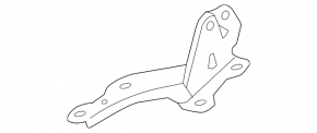 Right hood hinge for Chevrolet Spark 16-22