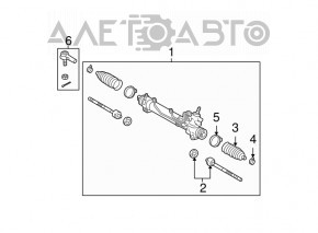 Lexus RX300 98-03 steering rack