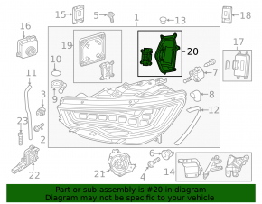 Right headlight lamp cover for Audi A6 C7 12-15 for LED