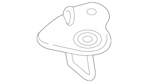Right hood latch bracket for BMW iX 21-25