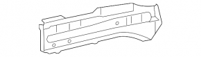 Outer part of the front left side member of a Toyota Rav4 13-18