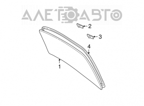 Rear window for Lexus ES300 ES330