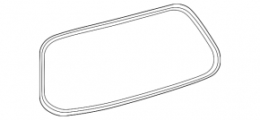Lexus GX550 24-26 trunk glass rubber seal