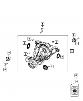 Jeep Grand Cherokee WL 22-25 PHEV AWD Rear Differential