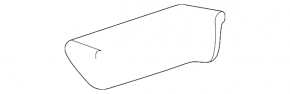Inner front left door handle cover for Toyota Venza 21-24