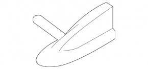Antenna fin Mitsubishi Outlander 14-21