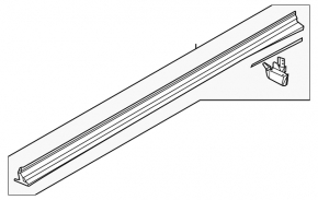 Right threshold for Kia EV6 22-24 GT, GT-Line